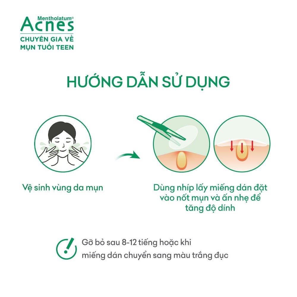 Miếng Dán Mụn Acnes Clear Patch (12/24/48 Miếng)