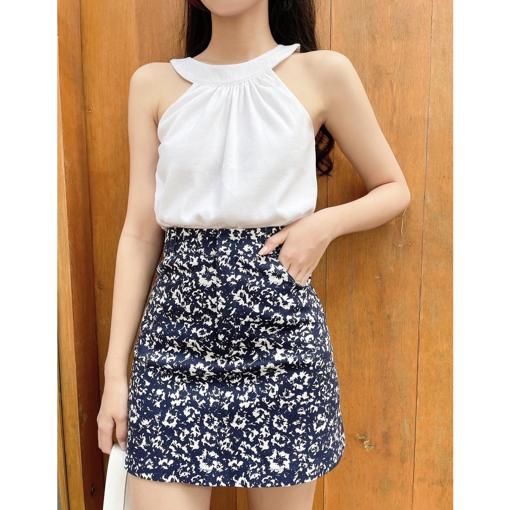 Quần váy hoa "rift skort " của ellyclothing