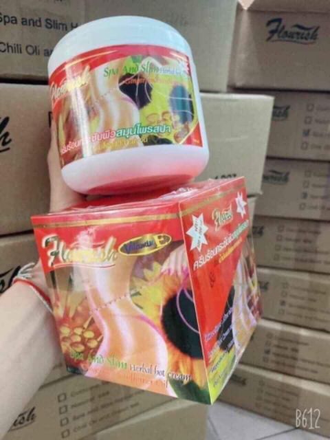 Kem Thoa Tan Mỡ Bụng Gừng Ớt Flourish Thái Lan