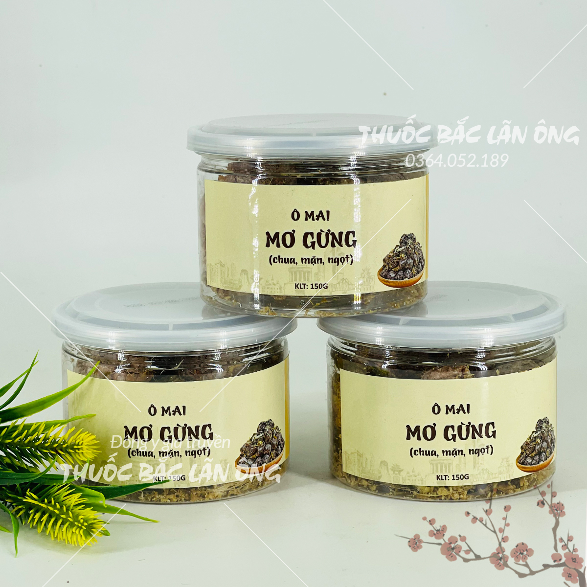Ô mai mơ gừng đặc sản Hà Nội (Vị chua, mặn, ngọt thơm ngon)
