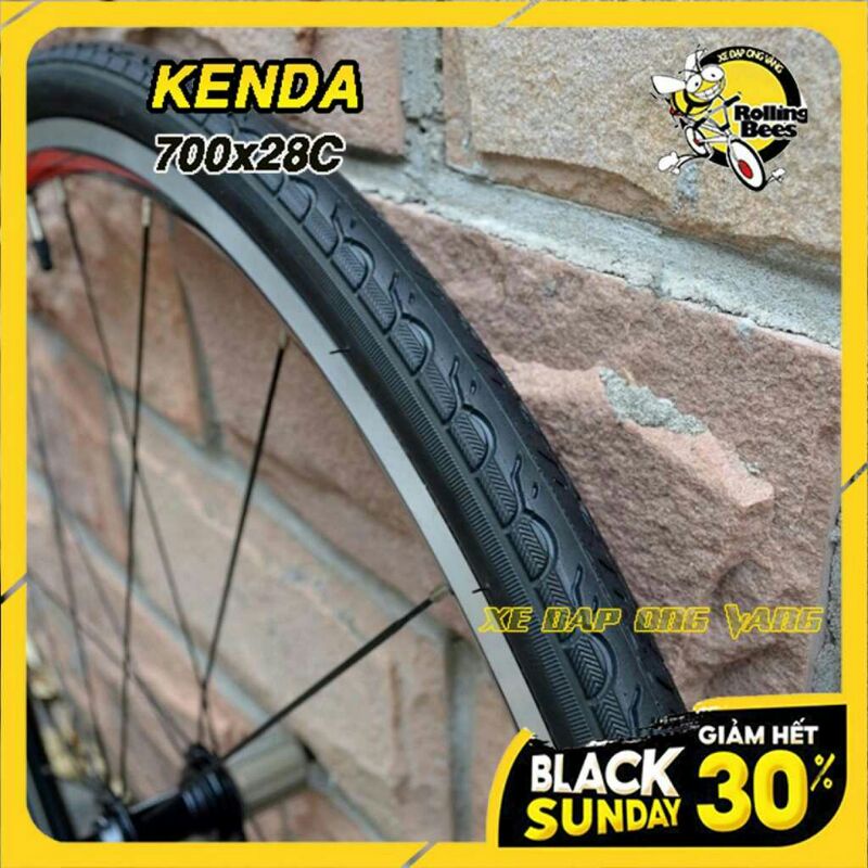 Lốp (Vỏ) Xe Đạp 700x28C ( 28 - 622 )  KENDA