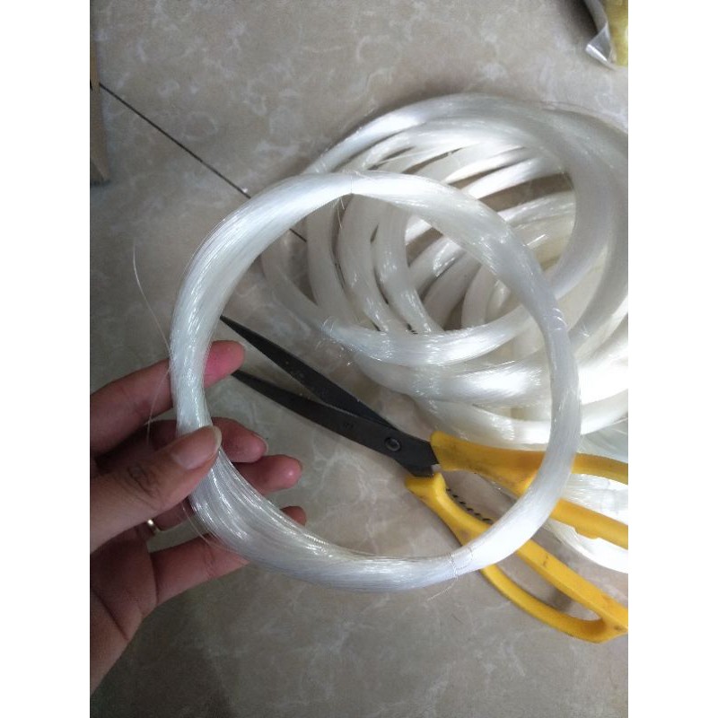 Cước xâu hoa đá pha lê cuộn 25gr