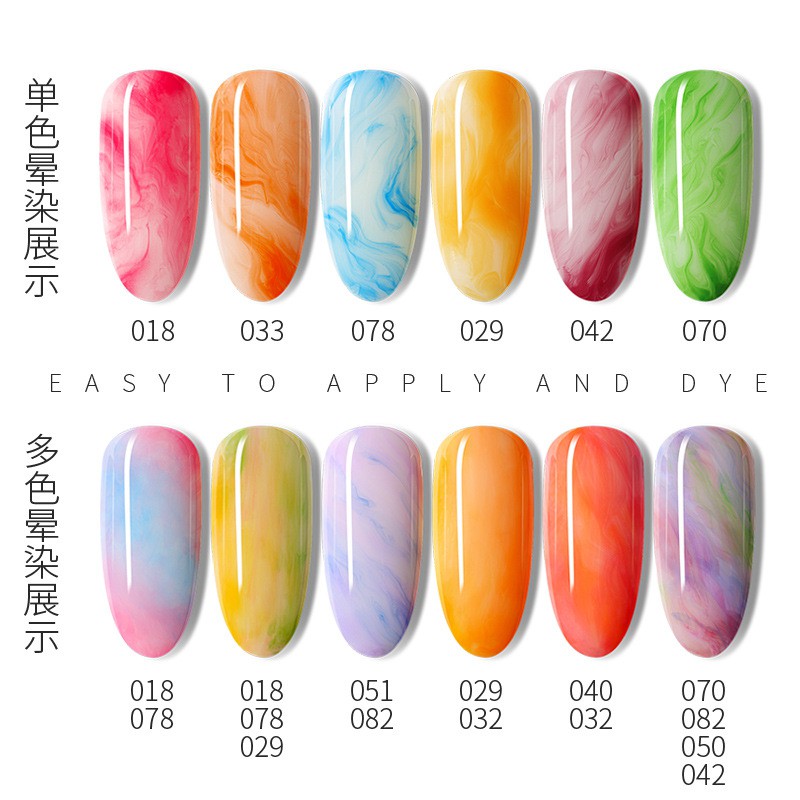 Sơn Gel loang - Top loang HY 15ml