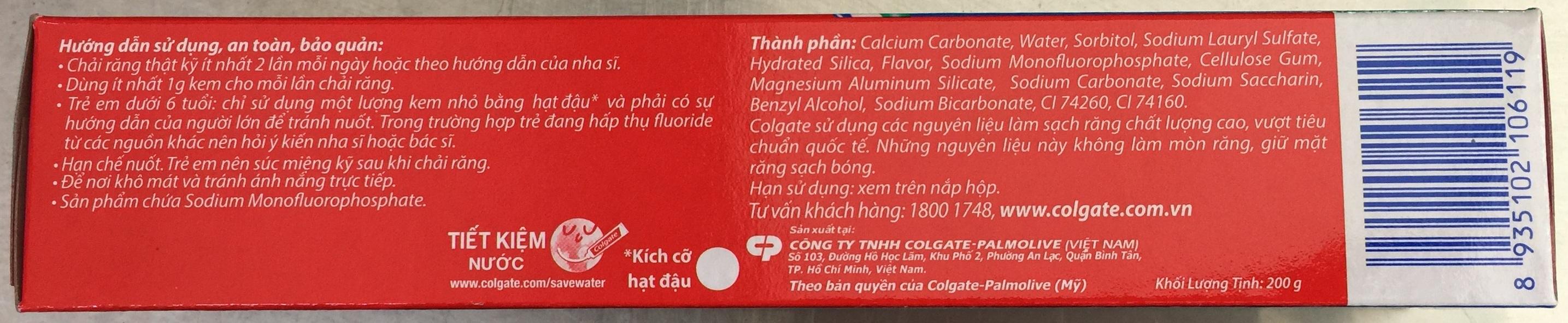 Kem Đánh Răng Colgate Chắc Răng Thơm Miệng 200g
