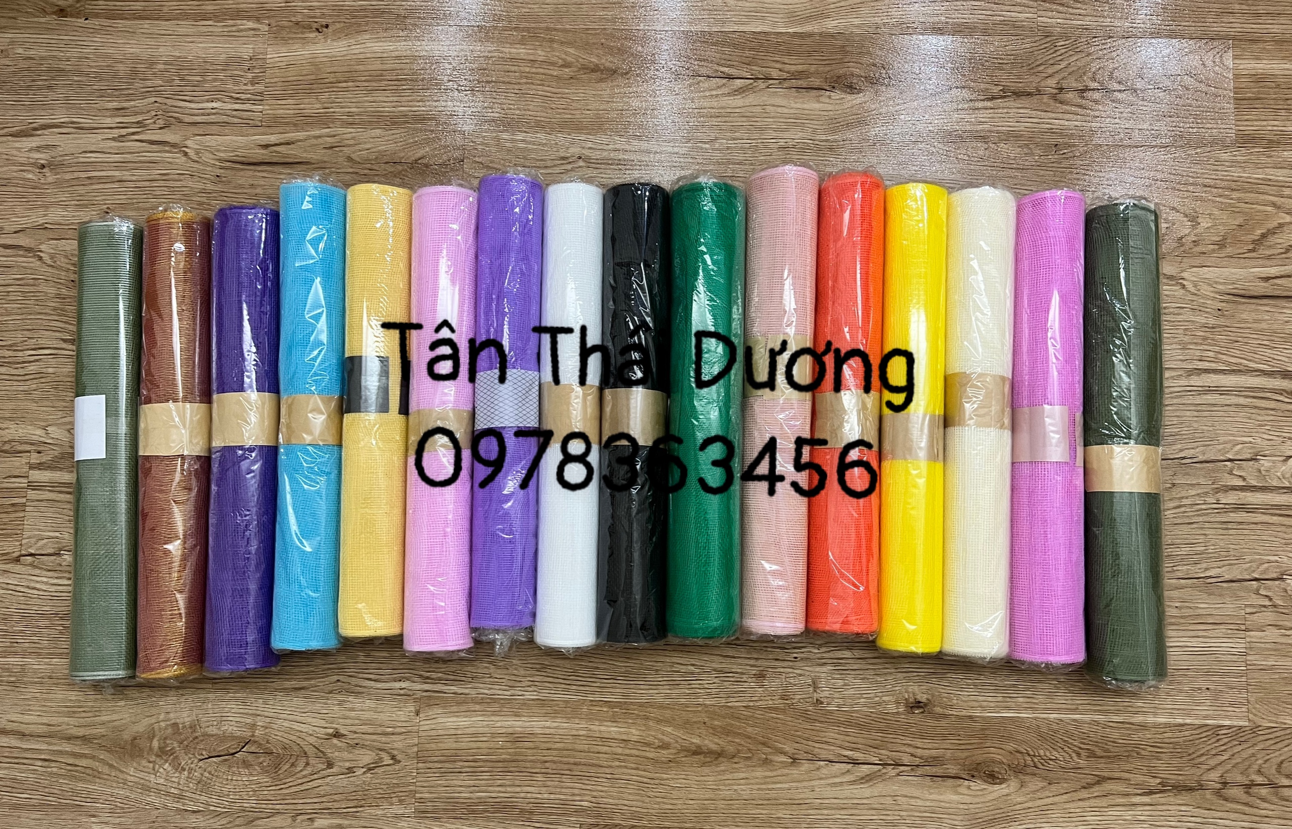 Cuộn Lưới Thô Bó Hoa Kiểu Hàn Quốc , Trang Trí , Decor