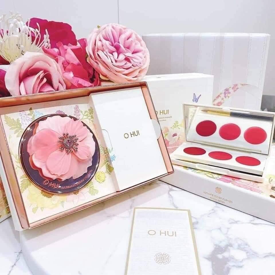 (Cao cấp) Phấn nước OHUI bộ 3 sản phẩm