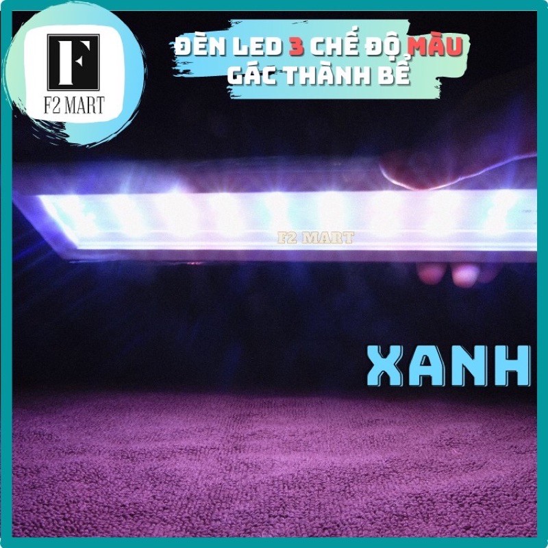 Đèn Led 3 Màu Gác Thành Bể Cá, Hồ Cá 40-50cm