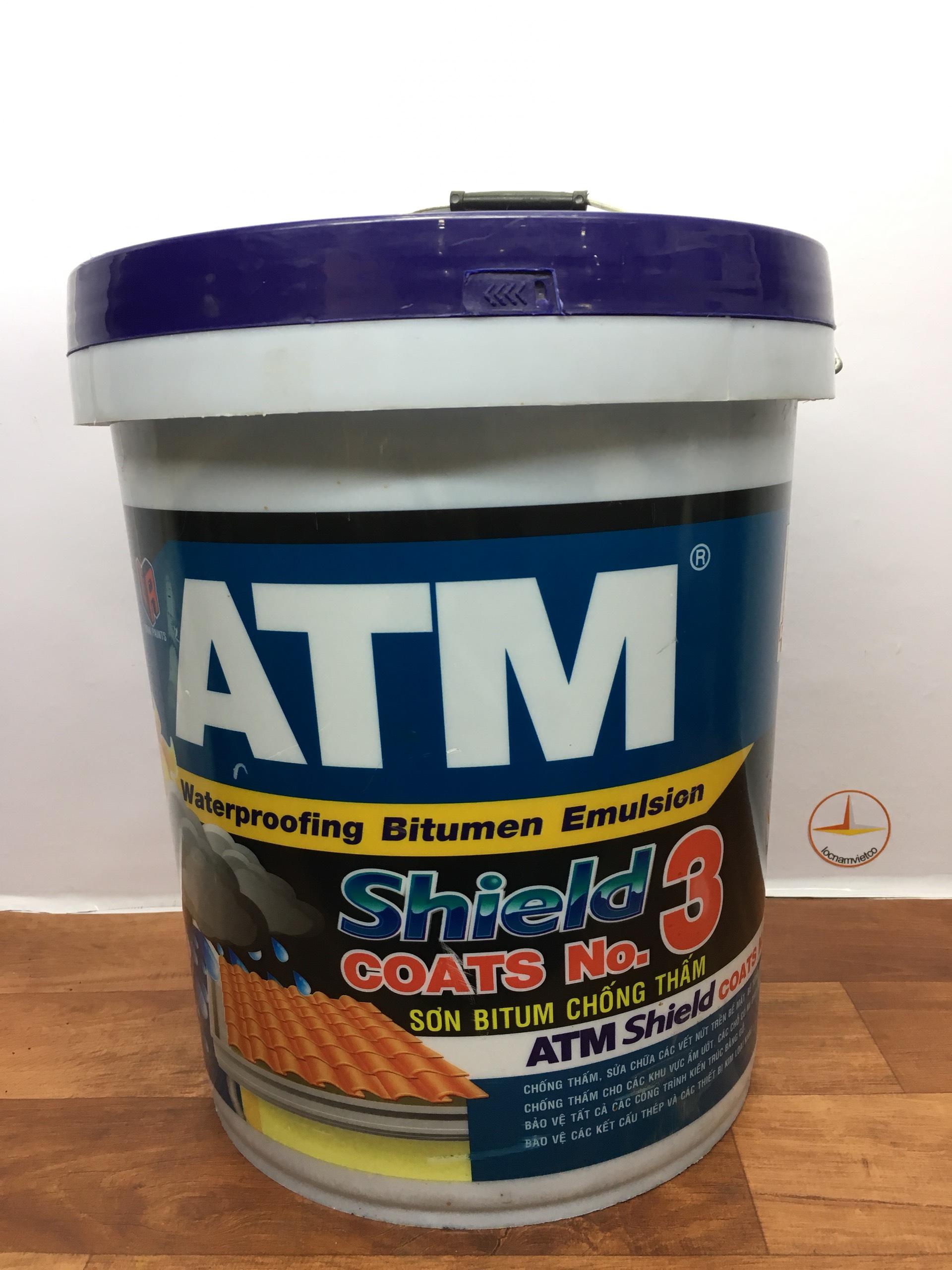 Sơn bitum chống thấm 18KG màu đen