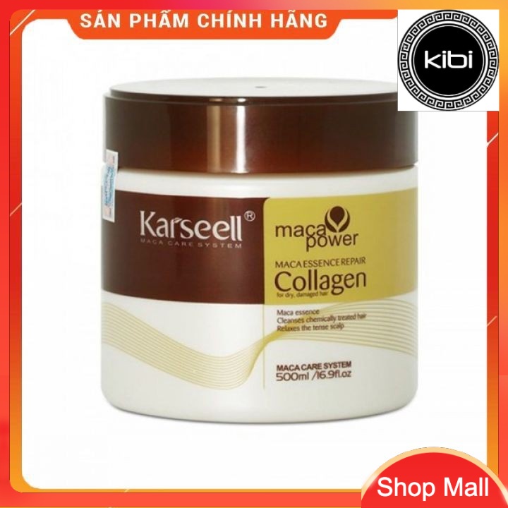 Dầu hấp ủ tóc Collagen Karseell Maca  dạng hũ 500ml []