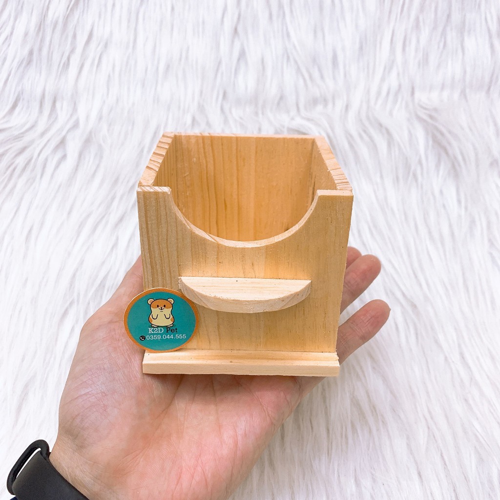 [Hoàn tiền 10%]Bồn tắm, nhà tắm gỗ cho hamster