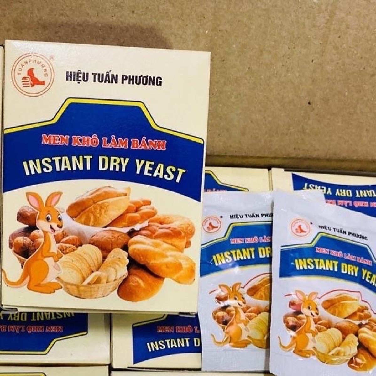 Men khô làm bánh tuấn phương - men nở làm bánh mì, bánh bao