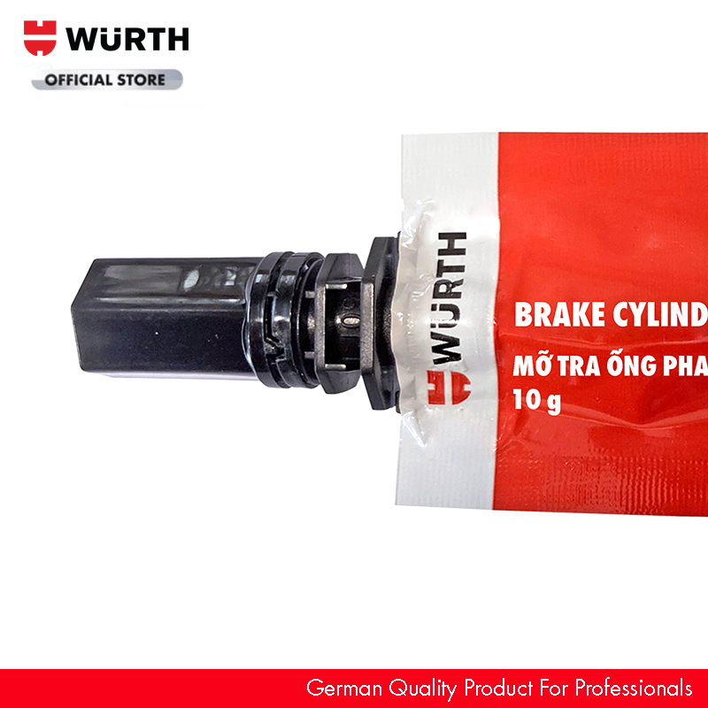 Wurth Mỡ Tra Ống Phanh Ô tô (Tra Coupen) Dạng Tuýp Brake Cylinder Paste 10G