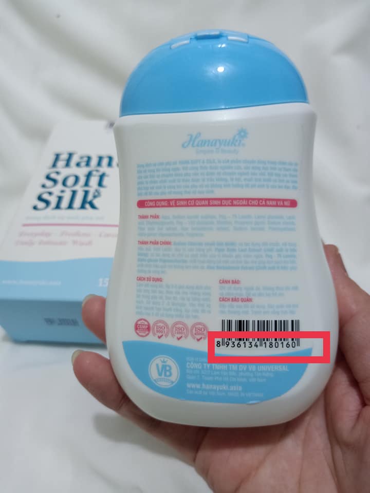 [HCM]DUNG DỊCH VỆ SINH PHỤ NỮ HANAYUKI- HANA SOFT&SILK