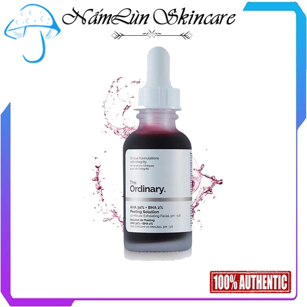 The Ordinary AHA 30% + BHA 2% Peeling Solution