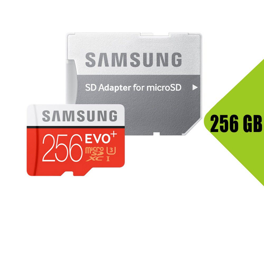 [HCM]Thẻ nhớ MicroSD Samsung EVO Plus 4K 256GB 100MB/s 256GB Box Hoa - Hàng Chính Hãng