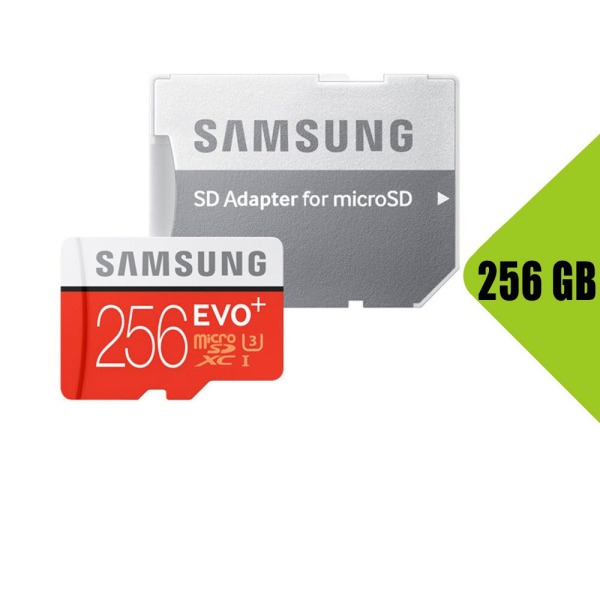 [New 2021]  Thẻ nhớ MicroSDXC Samsung Plus 256GB U3 4K - Box Hoa New 2020 (Đỏ) - Tốc độ đọc 100Mb/s - Tốc độ ghi 90Mb/s