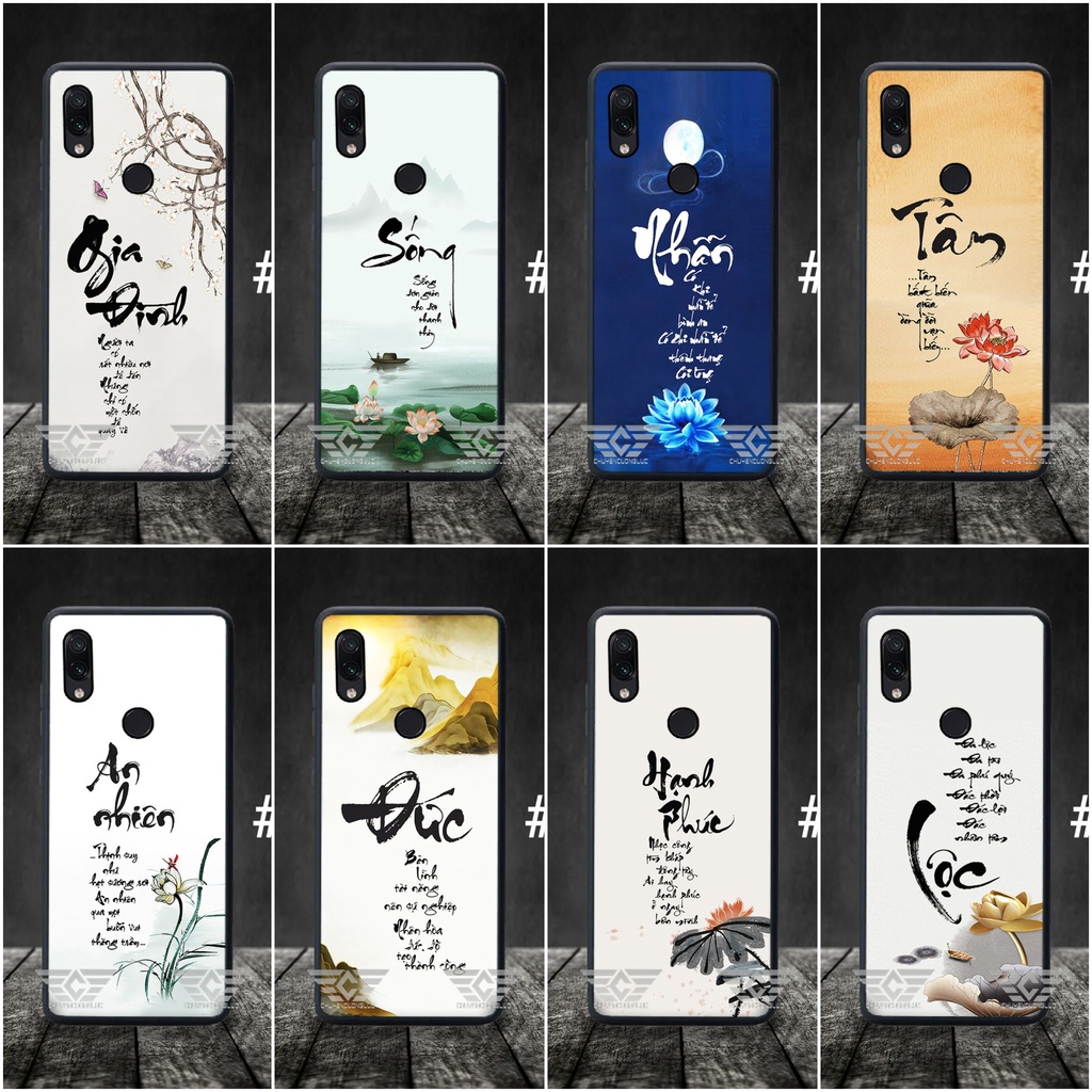 Ốp lưng huawei nova 3i, nova 3e, nova 2i thư pháp