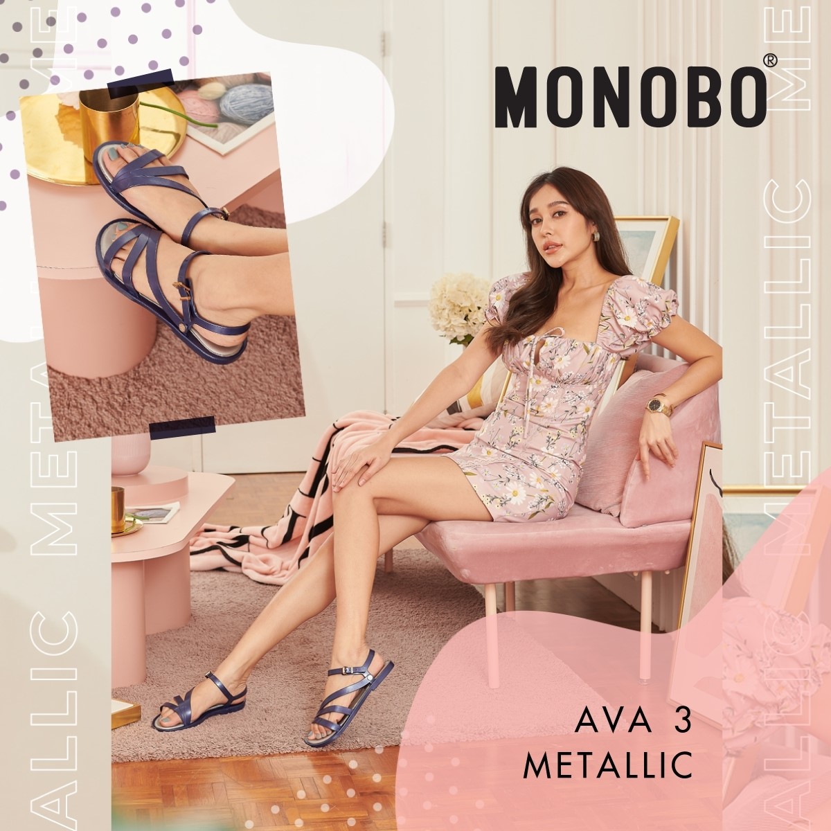 [HCM]Giày Sandal Nữ Thái Lan Monobo Ava 3S