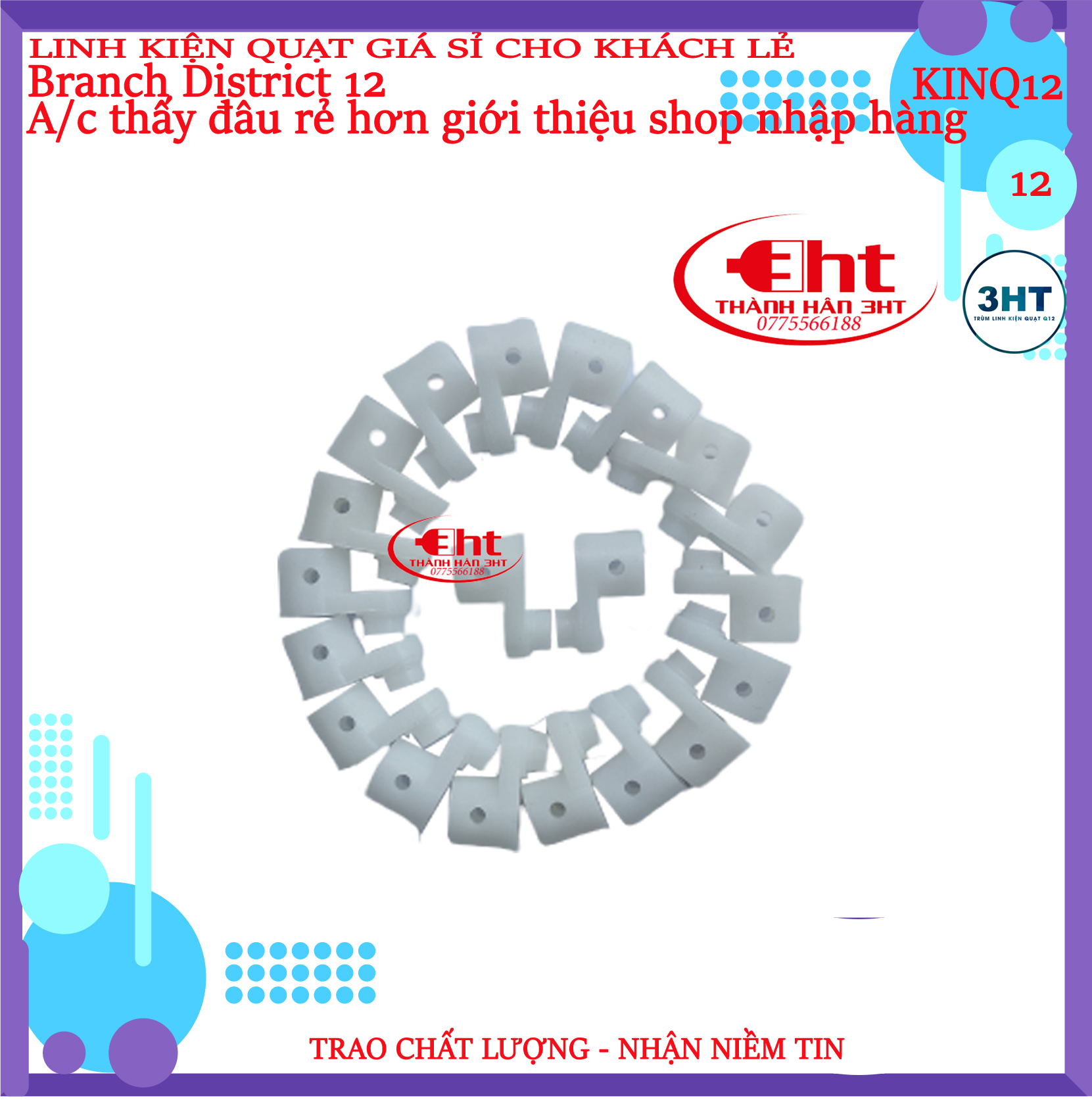 Gù quạt cho nhông đảo - quạt treo