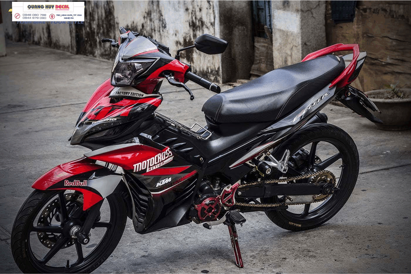 Exciter 135 độ đẹp và chất như quả đất  2banhvn
