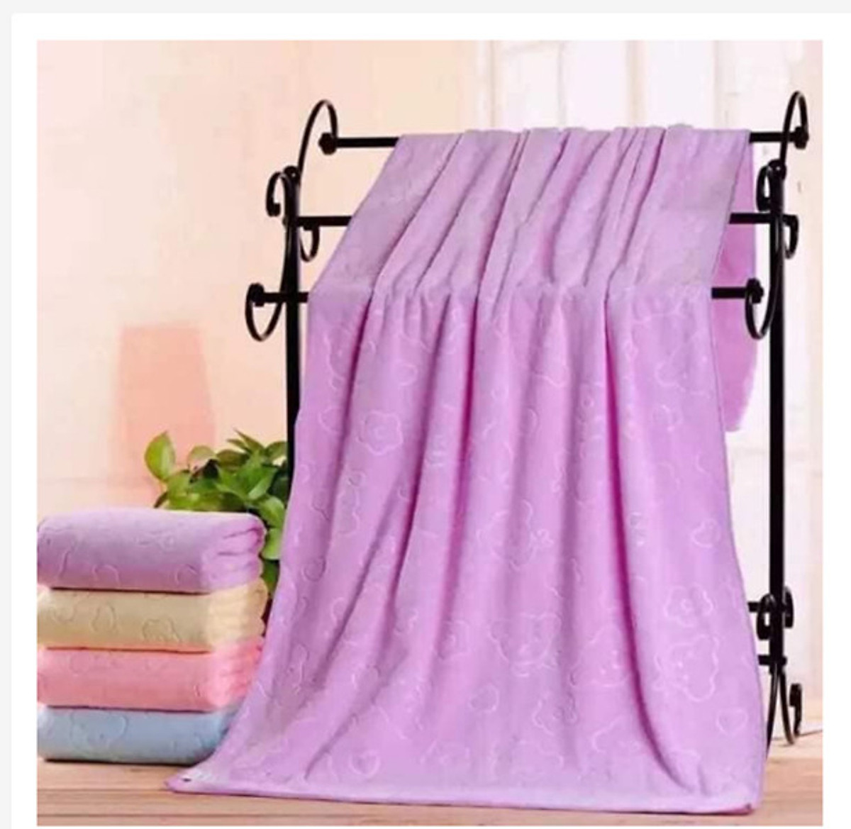 Combo 3 Khăn Tắm Xuất Nhật 140 X 70 Cm (Màu Ngẫu Nhiên)