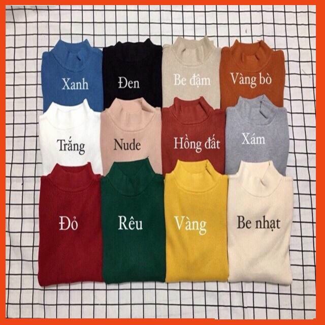 Áo len cổ 3 phân hàng Quảng Châu