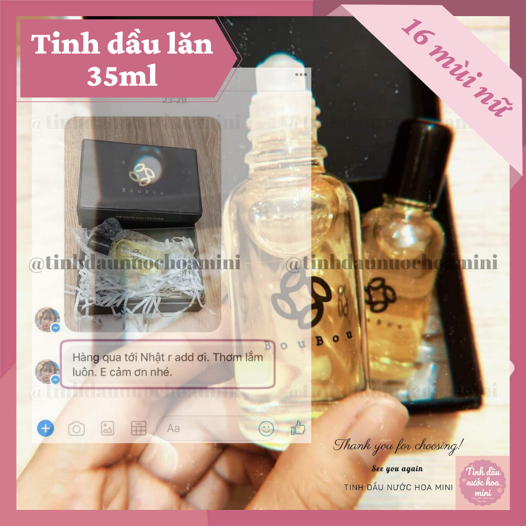 [NƯỚC HOA BÒU] Tinh dầu nước hoa nữ lăn 35ml