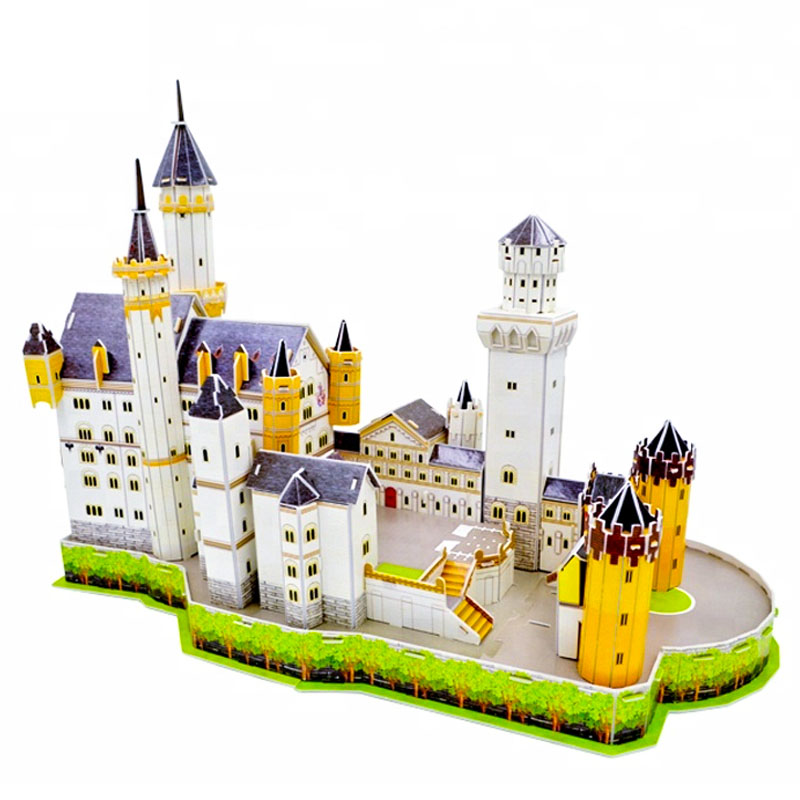 Mô hình giấy 3D - 9602 (G168-9) - Lâu Đài Neuschwanstein G168-9 [109 Chi Tiết]