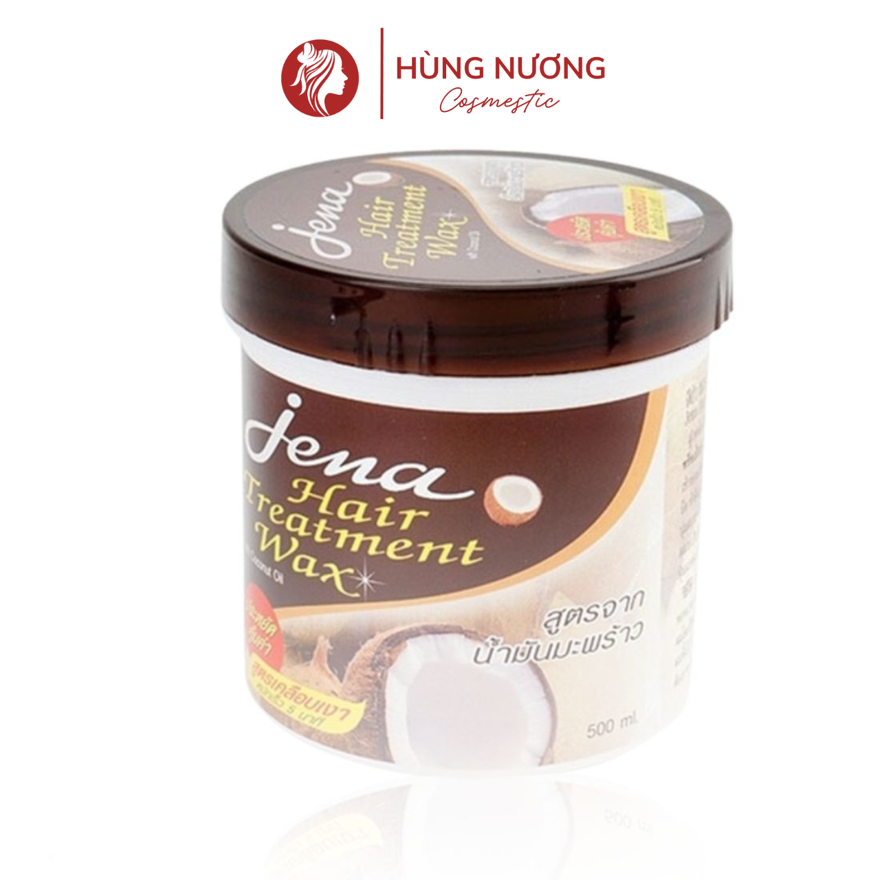 Ủ tóc Dừa Thái phục hồi tóc hư tổn siêu mềm mượt chuẩn salon,Kem ủ tóc , Dầu hấp Dừa Jena 1000ml