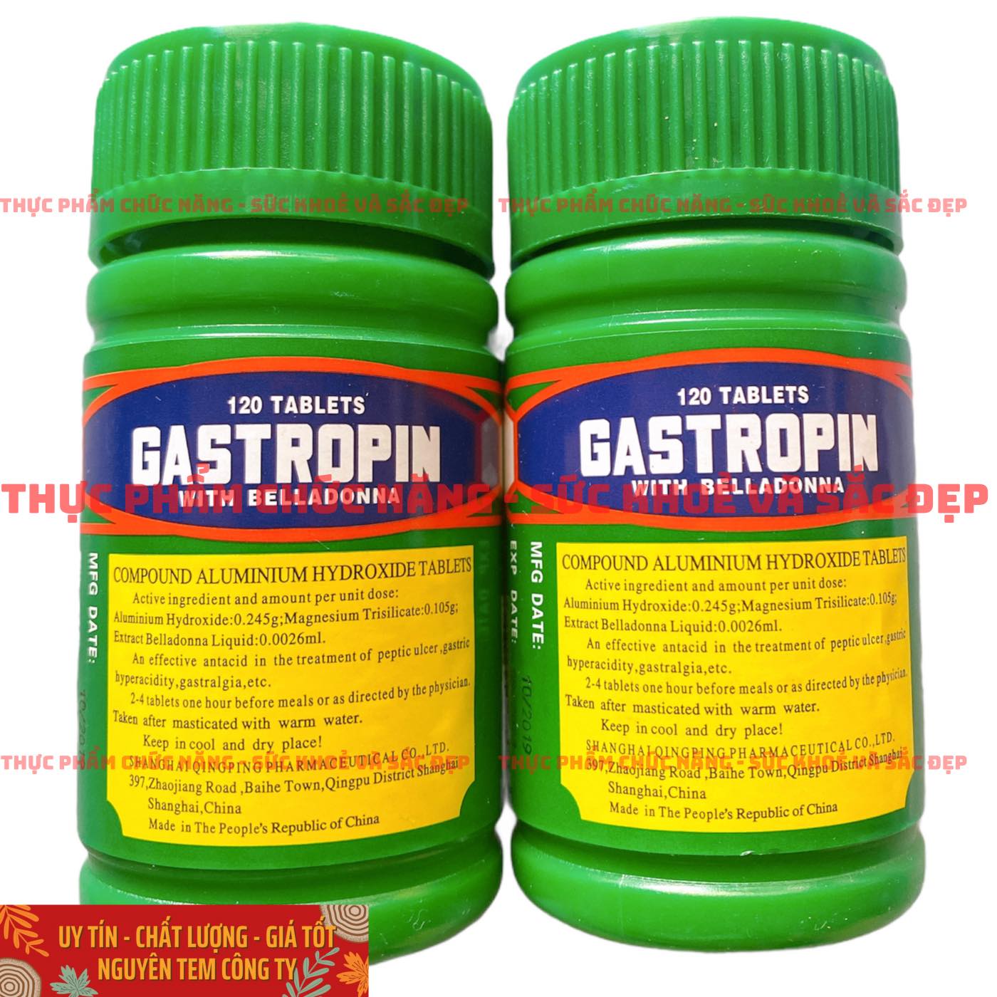 Combo 2 Lọ 120 Viên GASTROPIN