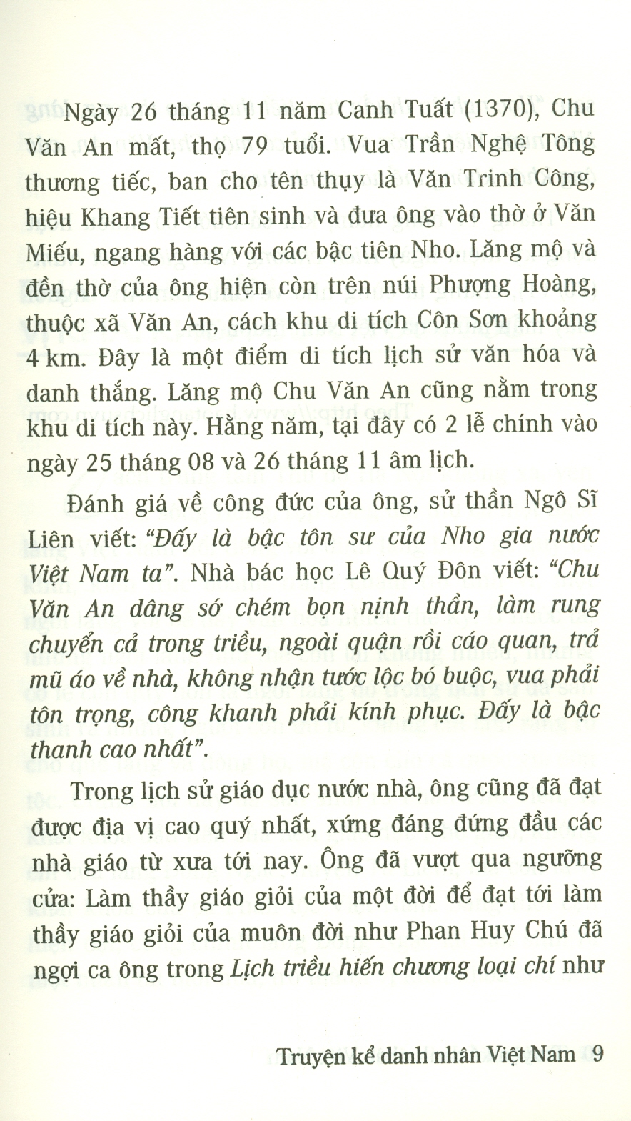 Truyện Kể Về Danh Nhân Việt Nam