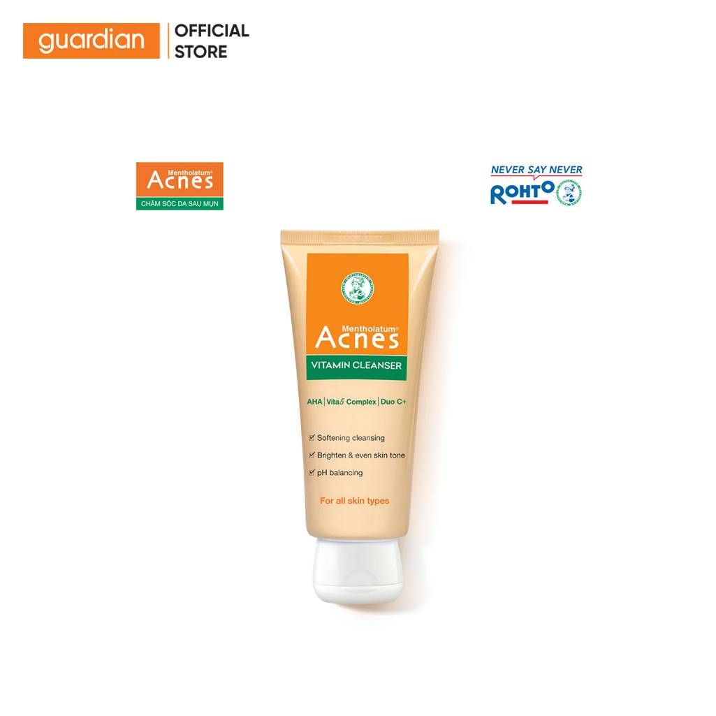 Kem Rửa Mặt Vitamin Cleanser Acnes 100Gr