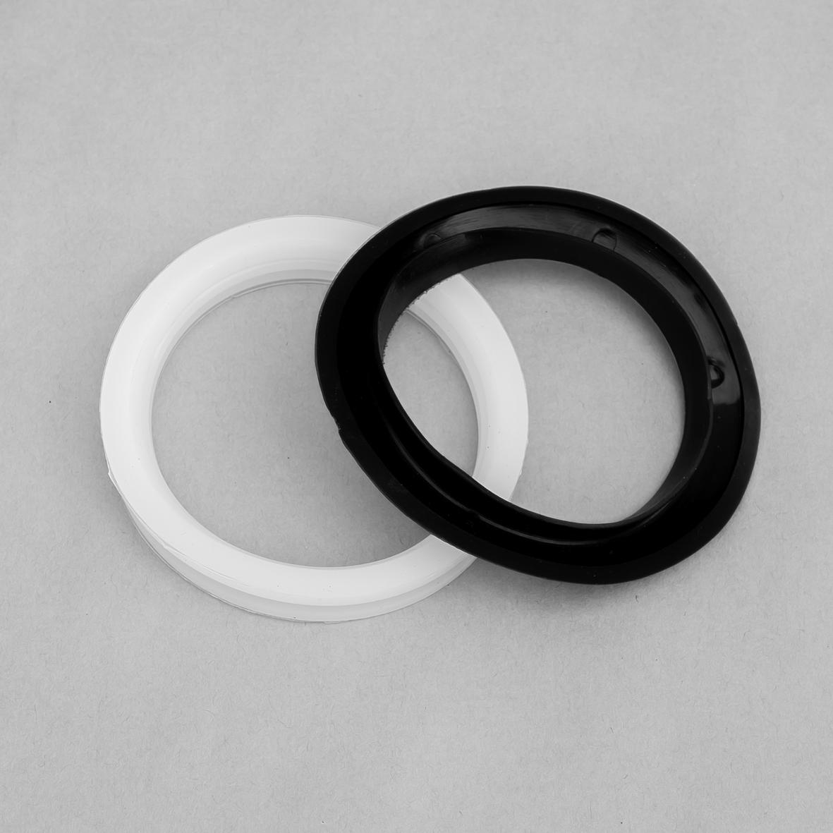 [HCM]Bộ Gioăng (ron) silicon dùng cho ống thủy tinh phi 70 + ron cao su chắn bụi