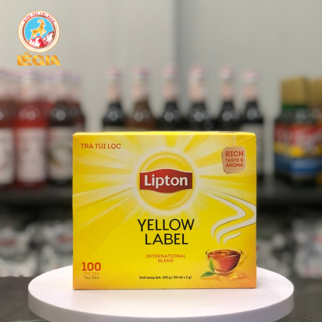 TRÀ ĐEN NHÃN VÀNG LIPTON 200G - Yellow Label Tea Bags Lipton
