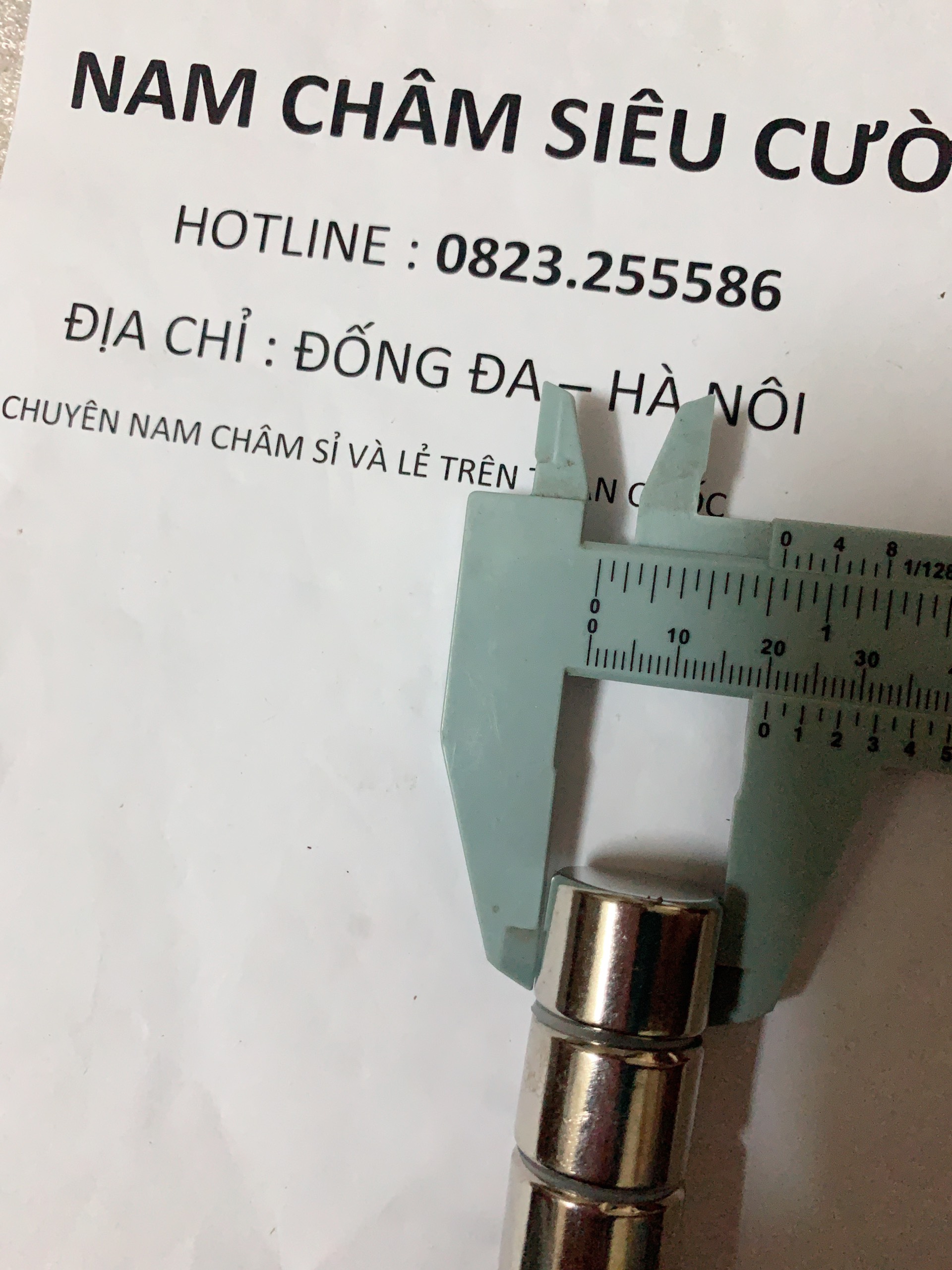 Nam châm đất hiếm 20x15mm