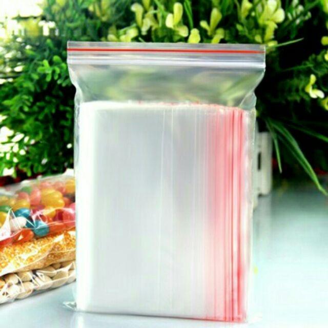 1Kg TÚI ZIP ( Zipper Viền đỏ) Size 10x15cm