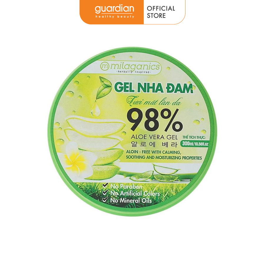 Gel Nha Đam milaganics 300Ml