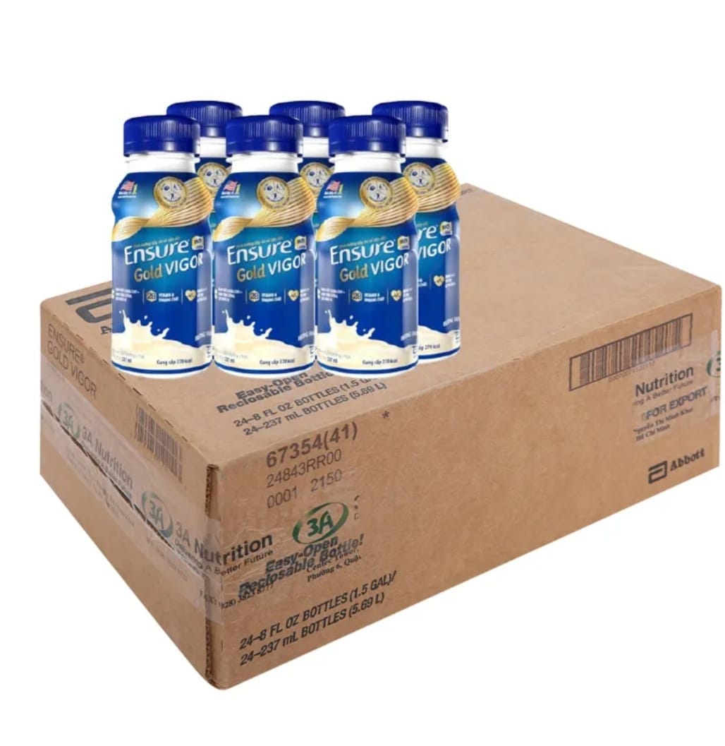 [Thùng 24 chai] Sữa Ensure Gold Vigor 237ml - Ensure nước