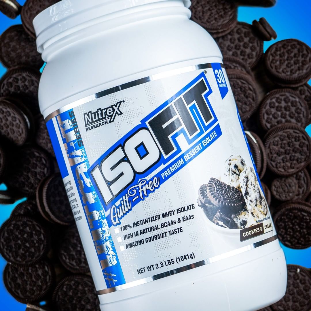 [CHÍNH HÃNG] Sữa tăng cơ Whey Isolate IsoFit Nutrex 5Lbs- 70 lần dùng- Vị mới cực ngon, chất lượng Isolate