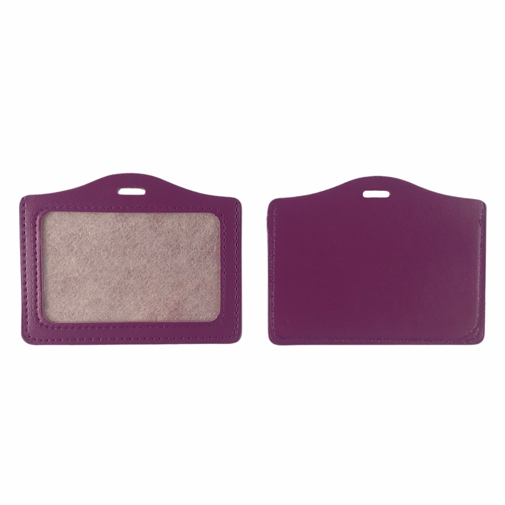 Bảng tên da 8.5x5.5cm 1 mặt ngang (50)