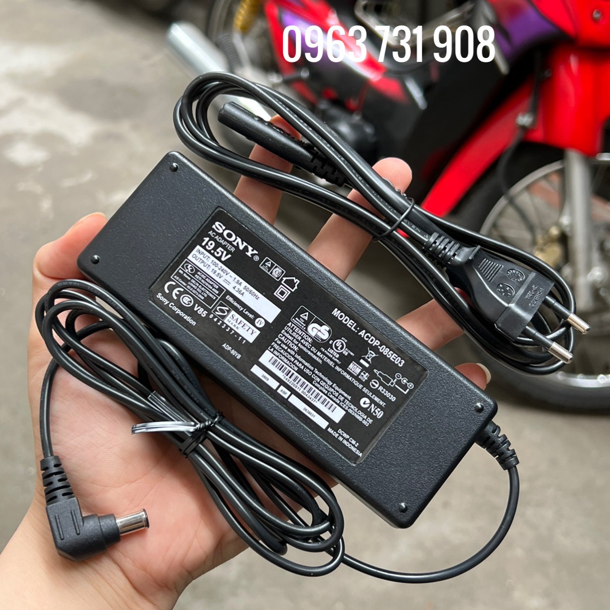 Adapter Nguồn Tivi Sony 19.5V 4.36A