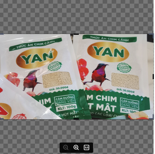 Yan dưỡng. Cám dành cho chim hút mật