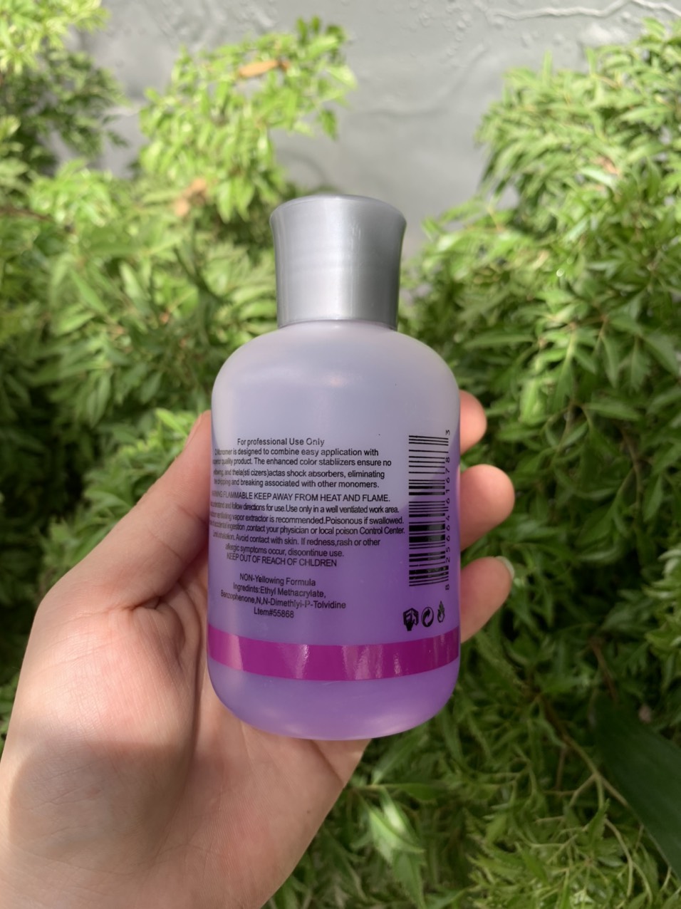 Lưu Huỳnh Tím EZFLOW Đắp Bột Móng 150ml