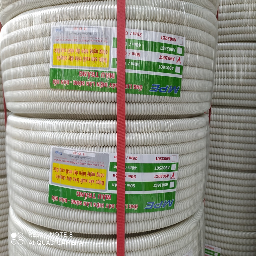 [HCM]RUỘT GÀ PHI 16 ỐNG LUỒN ÂM TƯỜNG PHI 16 MPE