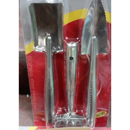 Bộ Dụng Cụ Làm Vườn 3 Món Bằng Inox