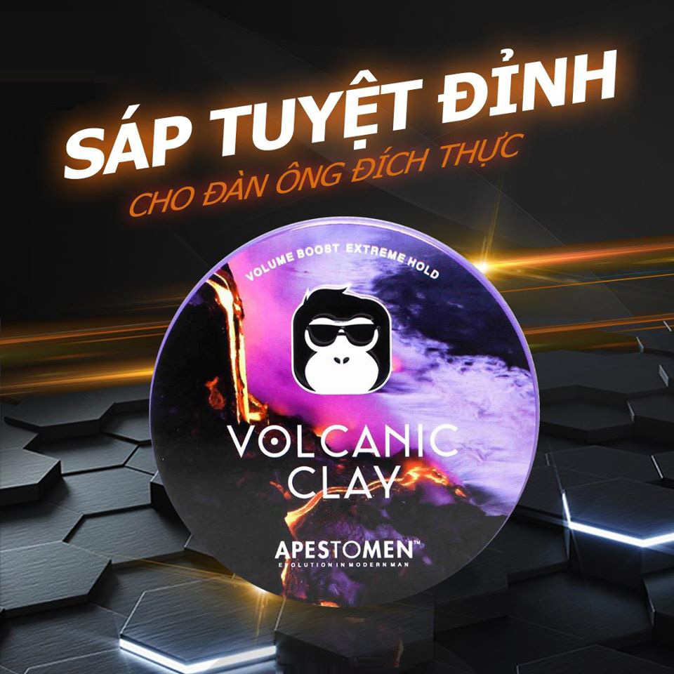 Sáp vuốt tóc Volcanic Clay Version 3 Classic nắp kim loại giữ nếp  chuẩn salon hũ 80g