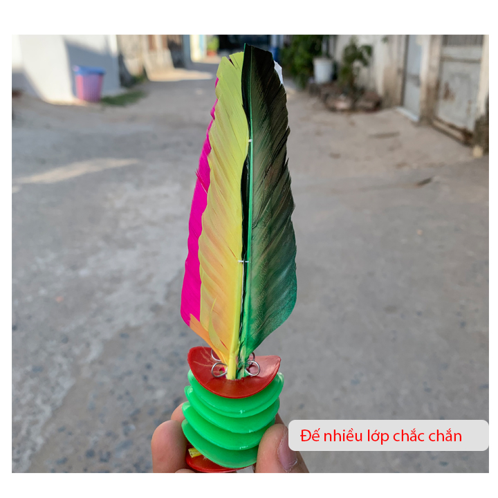 Cầu đá lông gà đế nhựa dày Hữu Nghị HT48 Bộ 2 quả