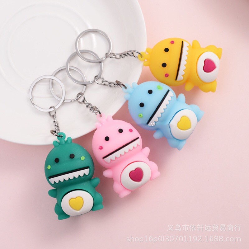Móc Khoá Khủng Long Béo Cute