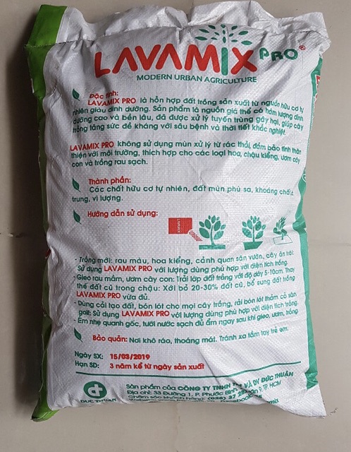 Đất Sạch Lavamix Cao Cấp