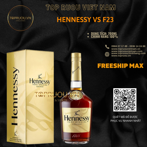[TopRuouVietNam] Rượu Cognac Hennessy VS F23 700ml [Hàng Thật]